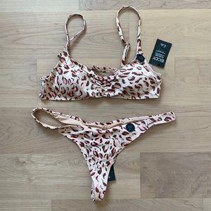 Cotton On Body Cheetah Pink Leopard Bikini set